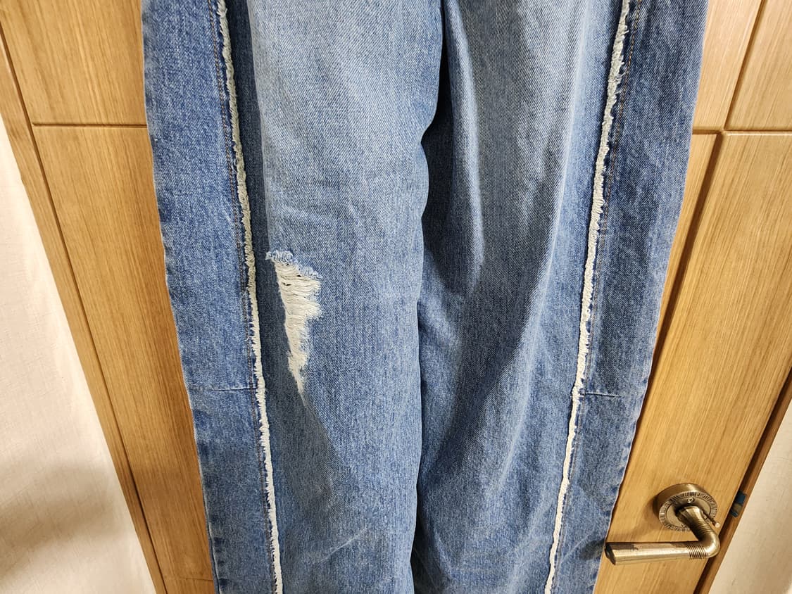 (XS)여성 YCH 와이드 데님 팬츠 청바지 상품이미지8