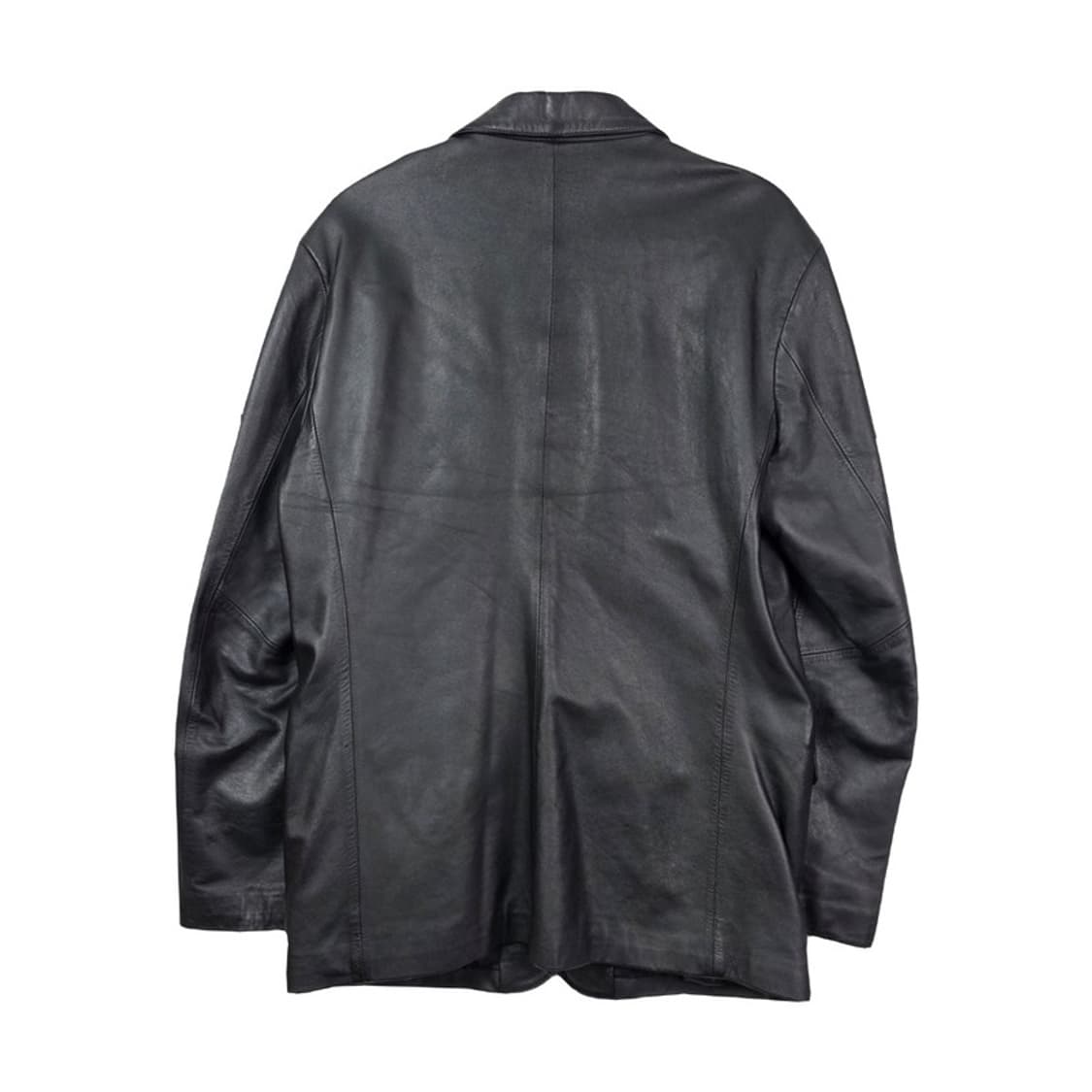 MATV Mars At Venus 블랙 레더 블레이저 자켓 XL 상품이미지2