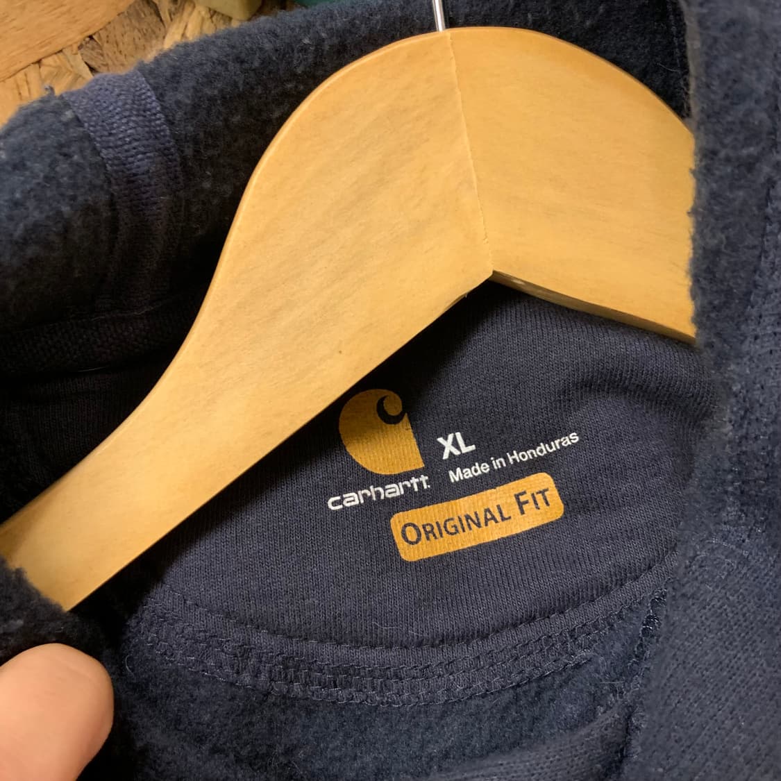 칼하트 네이비 후디 상품이미지6