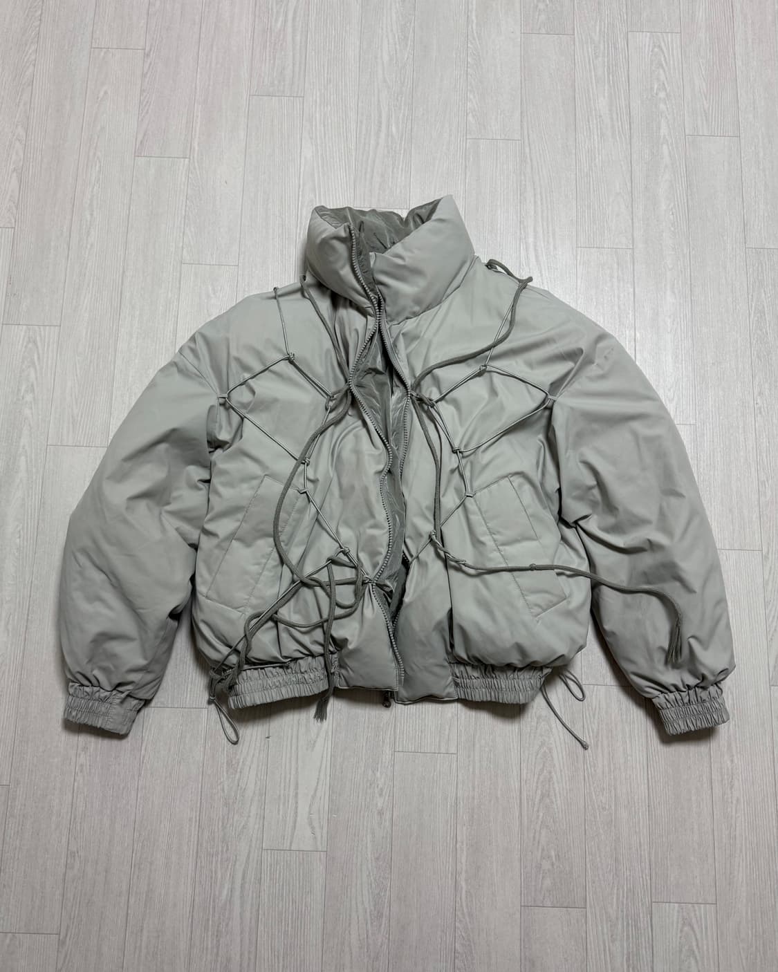 오호스 리버시블 패딩 그레이 상품이미지1