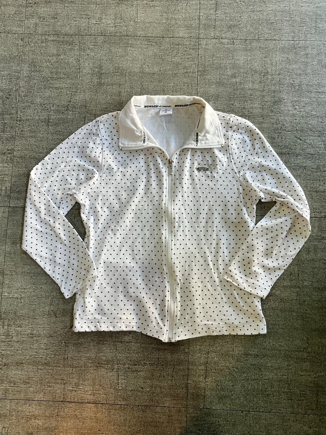 일본빈티지 Dunlop 핀터깔y2k 락펑크 별스타 져지집업자켓 상품이미지1