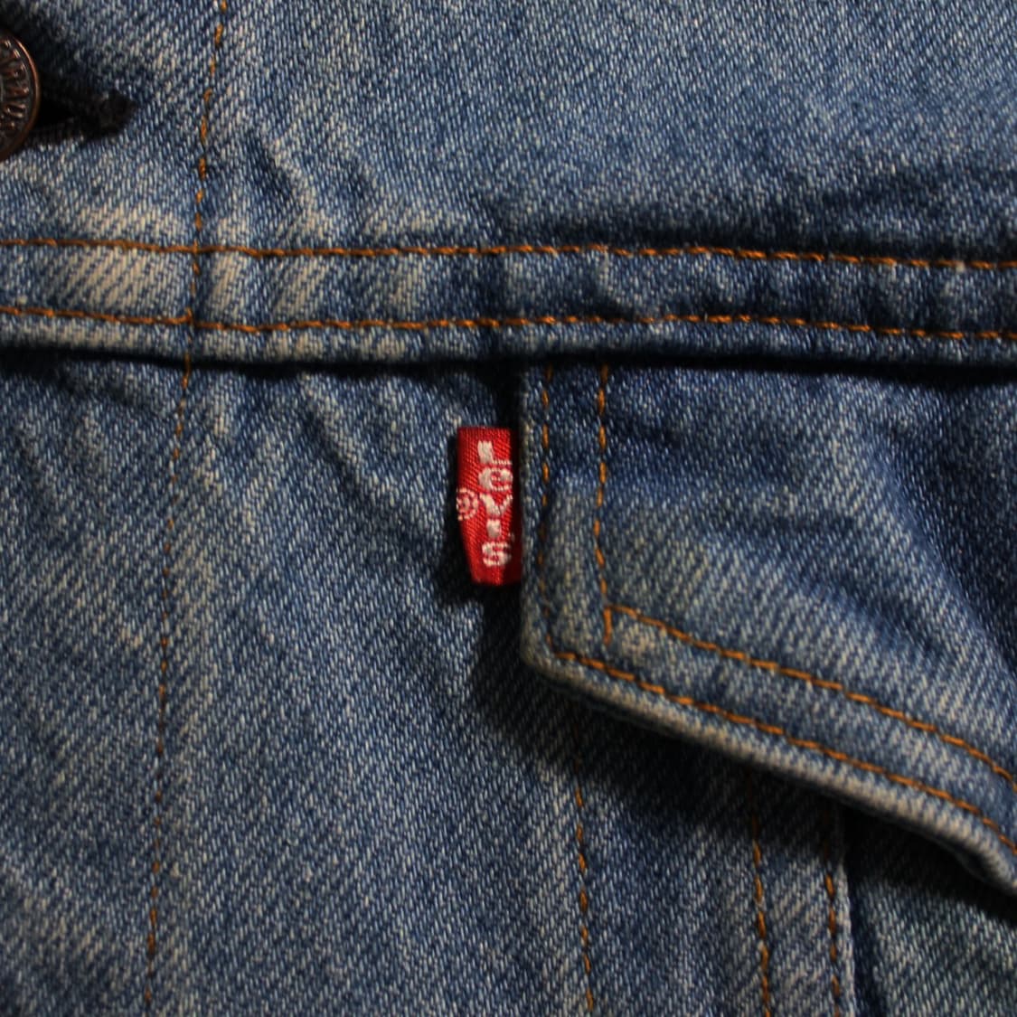 90's Levi’s 리바이스 USA 데님 트러커 자켓 L033 상품이미지4