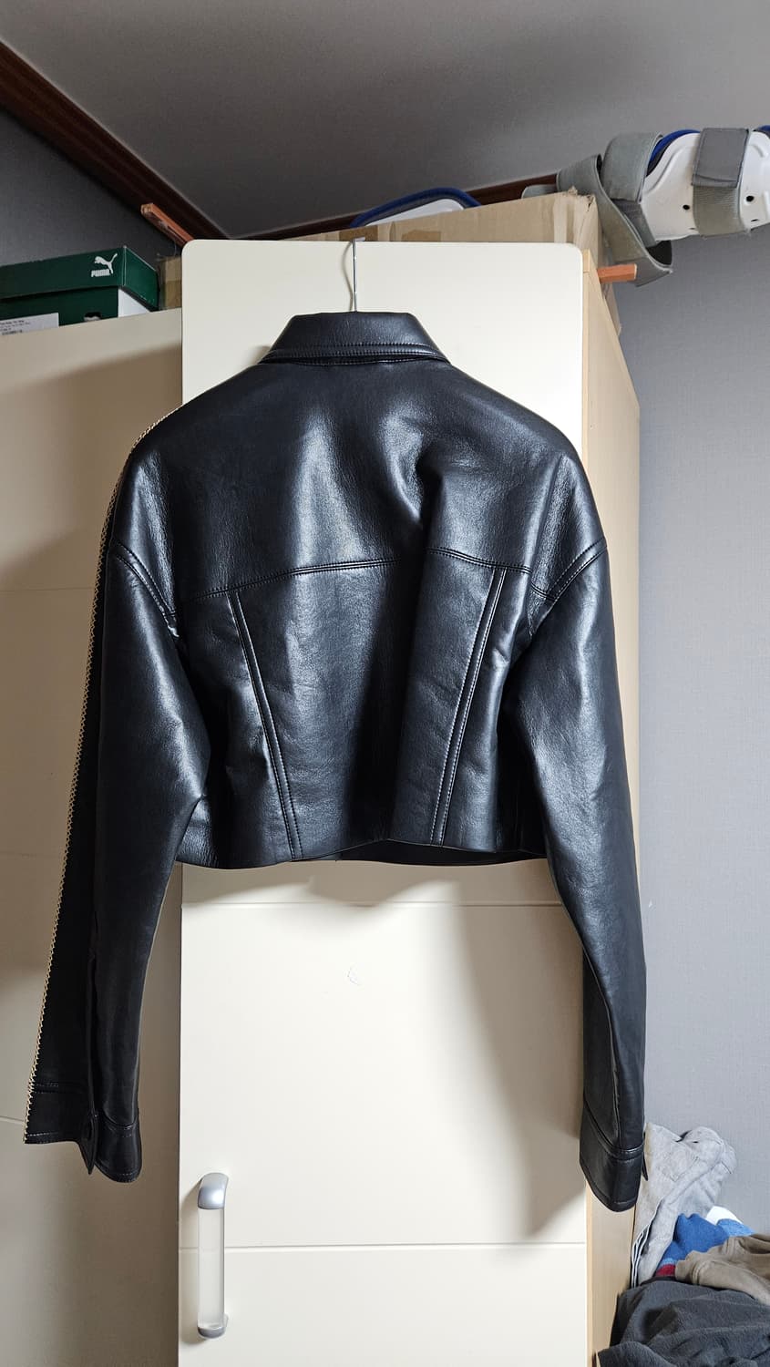 나누슈카 가죽자켓 레더자켓 정품 신품 300만짜리 상품이미지5