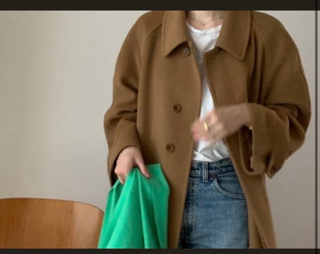 리본빛 구 모네마켓 카멜 코트 상품이미지3