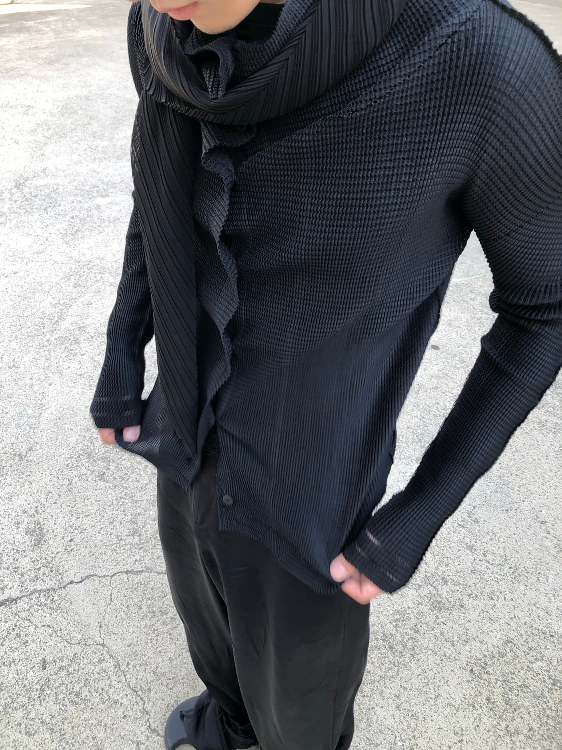 이세이미야케 하이넥 가디건 상품이미지3