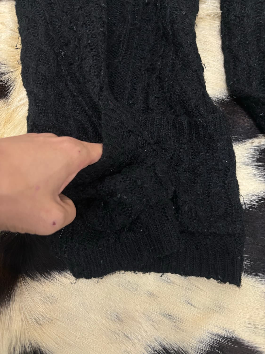 [Cecil Mcbee]Pocket Detail Knit Sleeve 상품이미지4