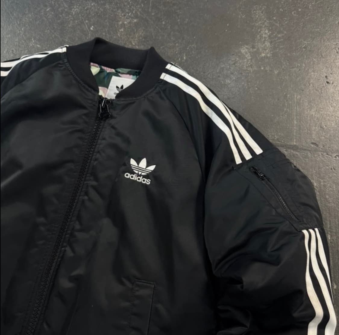 아디다스 x 해티 스튜어드 봄버 블랙 자켓 y2k 올드스쿨 상품이미지2