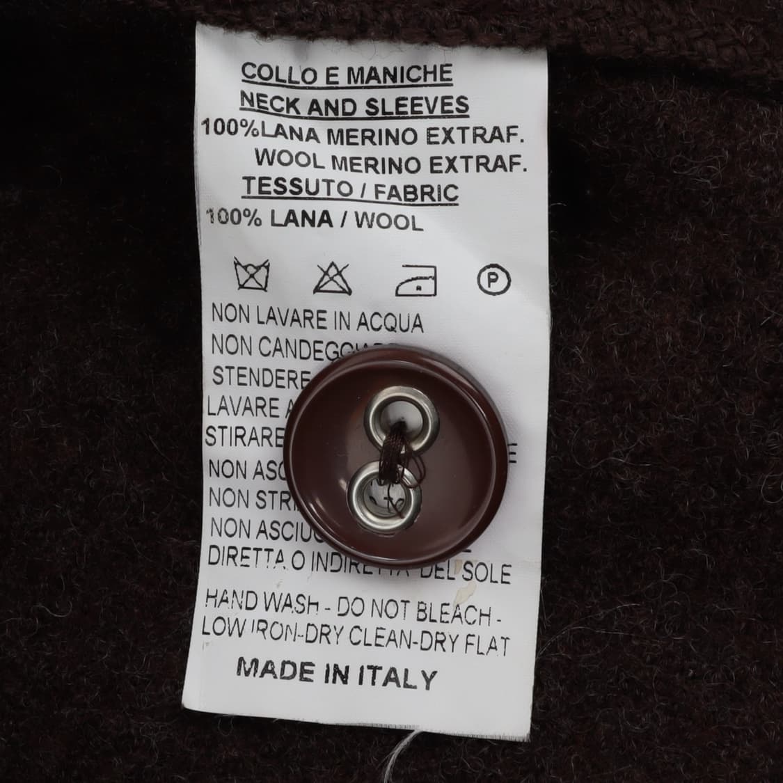 마리아니 이태리 브라운 메리노울 가디건 자켓 상품이미지9