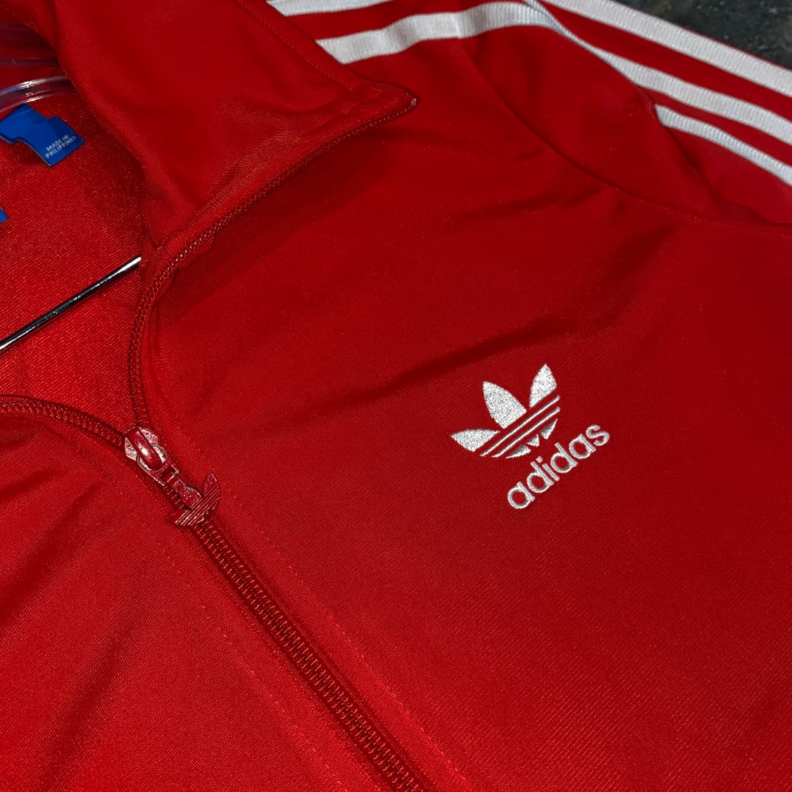 아디다스 파이어버드 빅로고 레드 트랙탑 져지 상품이미지4