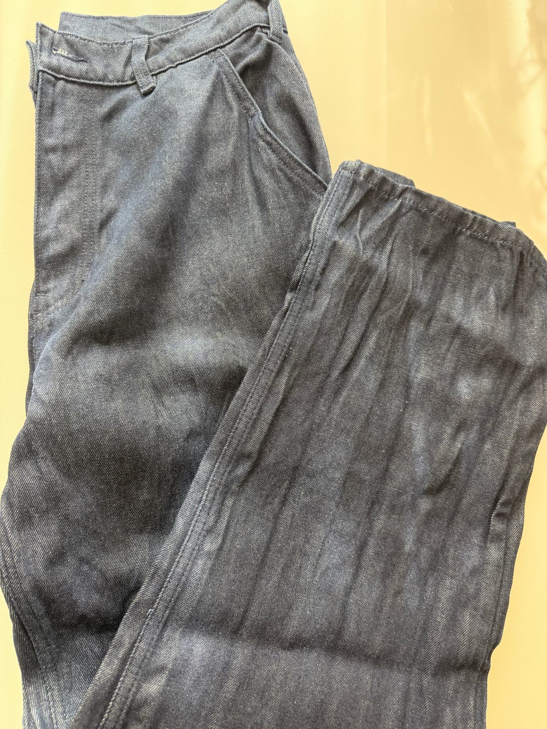 자라 팡린루 링클 데님인디고 팬츠  상품이미지7