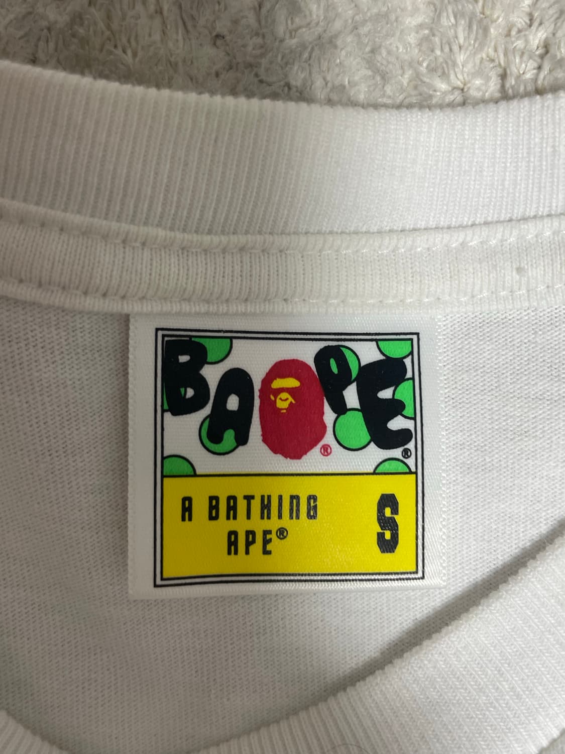 베이프 컬리지 롱슬리브(S) 상품이미지5