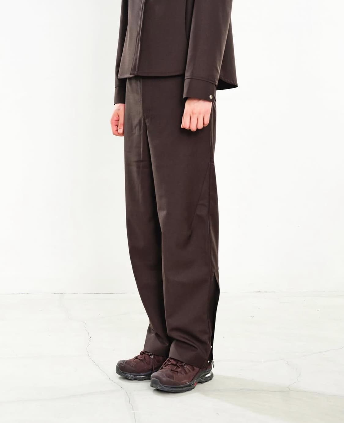jeongli twill dart trouser (black) 상품이미지3
