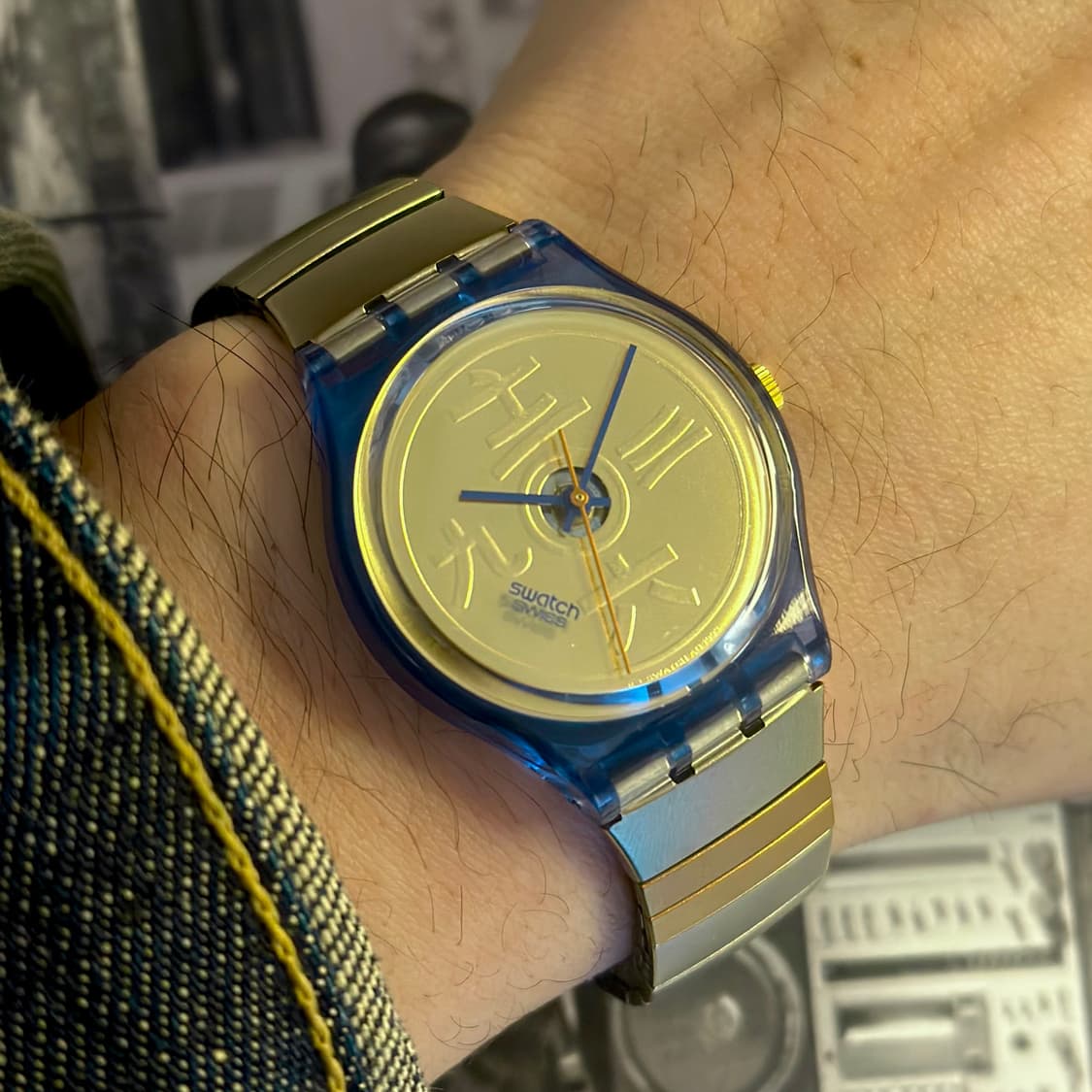 94년판) 빈티지 스와치 플렉서블 스트랩 the lake 상품이미지1