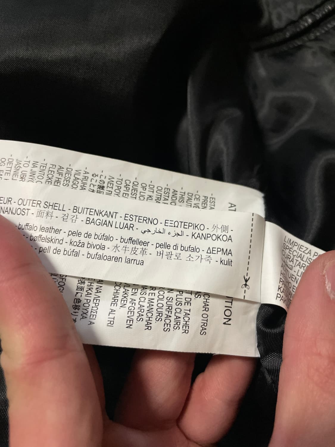 ZARA 자라 웨스턴 무드 카우하이드 버팔로 소가죽 레더 자켓 상품이미지9