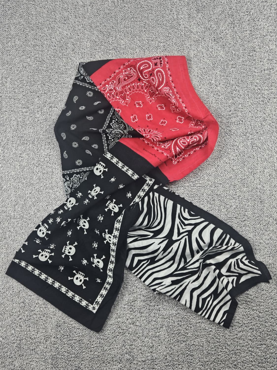 반다나 리워크 커스텀 스카프 머플러 / 10428 상품이미지2