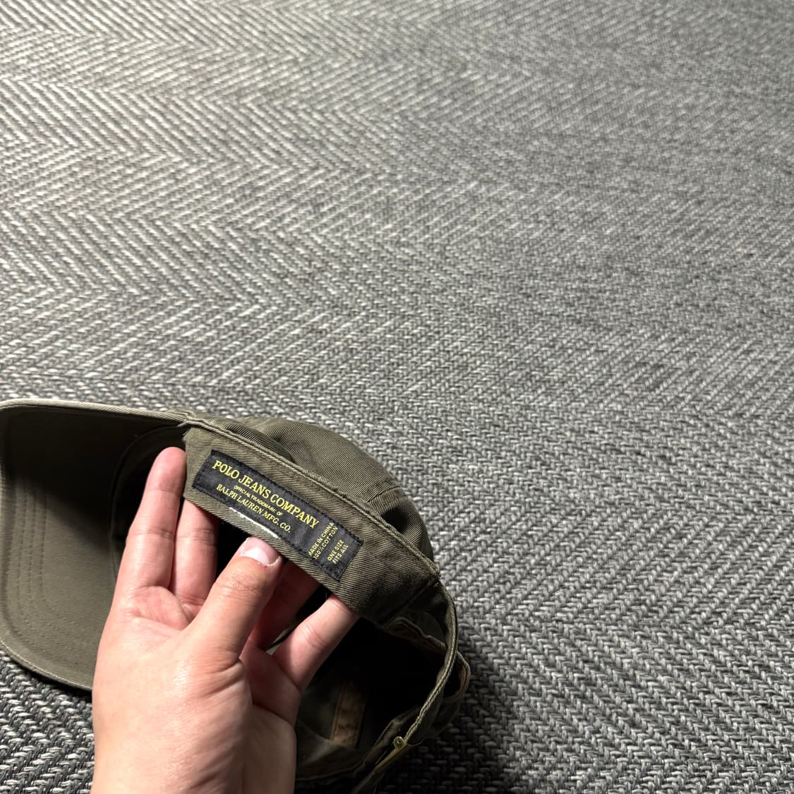 랄프로렌 폴로진스 67 윙 로고 패치 RRL 맛 볼캡 상품이미지5