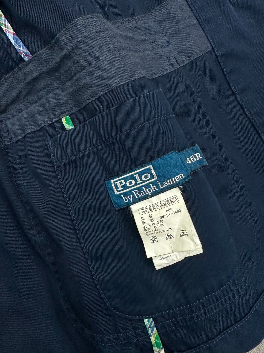 폴로 코튼 블레이저 네이비 상품이미지8