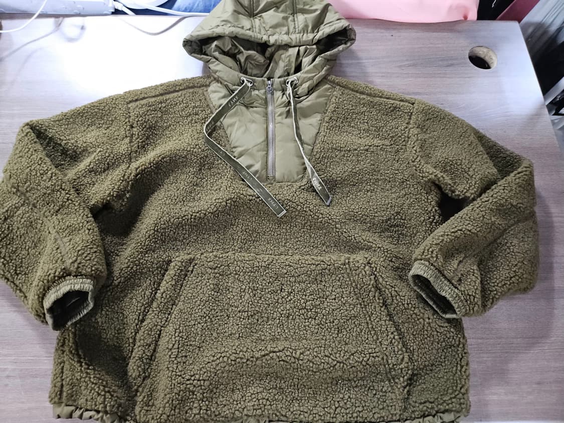 LYNX  후리스 아노락 후드티 카키  95 상품이미지2