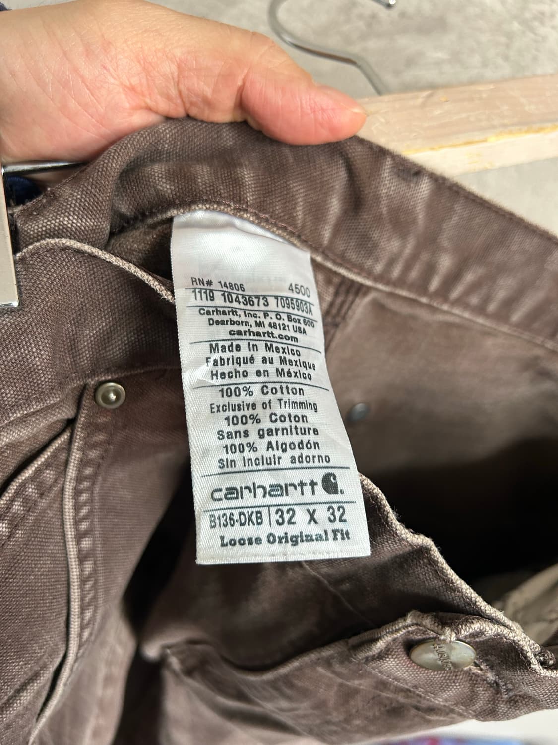 칼하트 더블니팬츠 상품이미지9