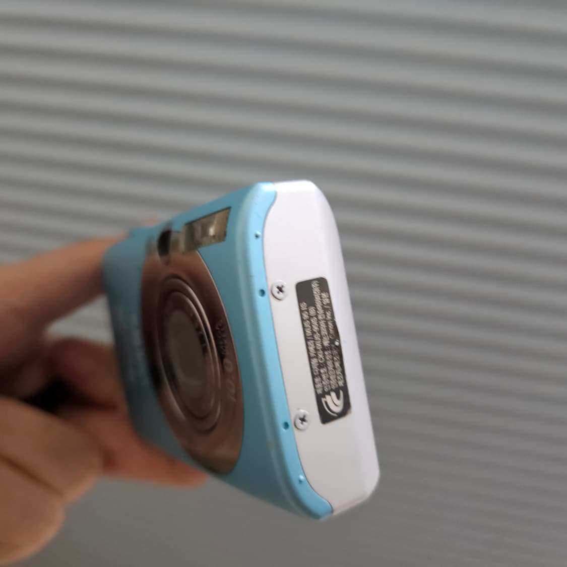 Canon IXUS 95 IS 디지털카메라 빈티지 감성 하늘색 상품이미지2