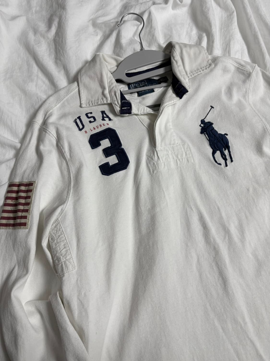 폴로 대장 성조기 카라 롱슬리브 상품이미지5