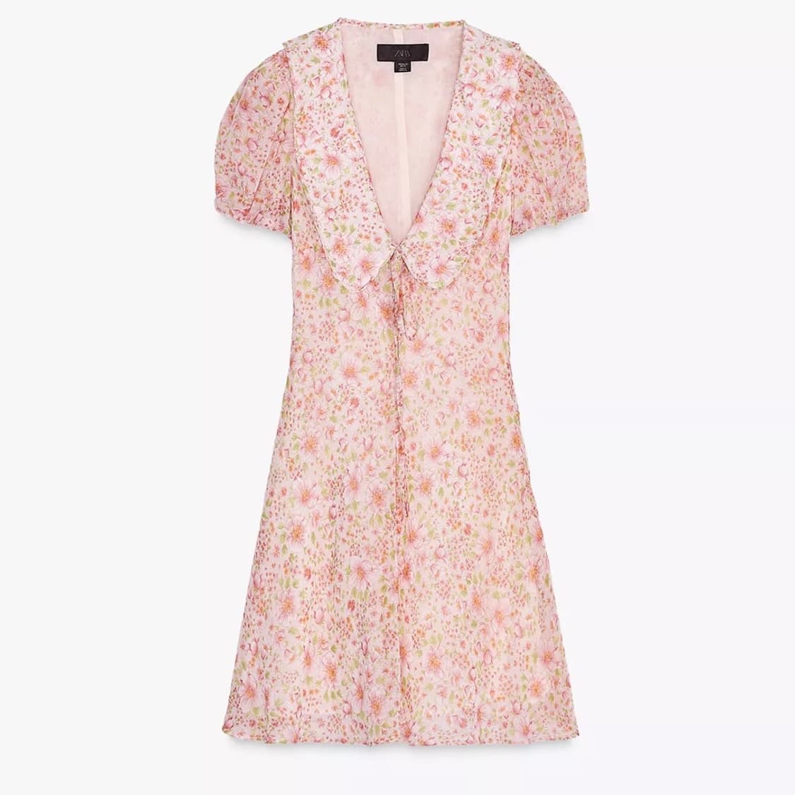 새상품) 자라 zara 플라워 프린팅 미니 드레스 원피스 xs 상품이미지2