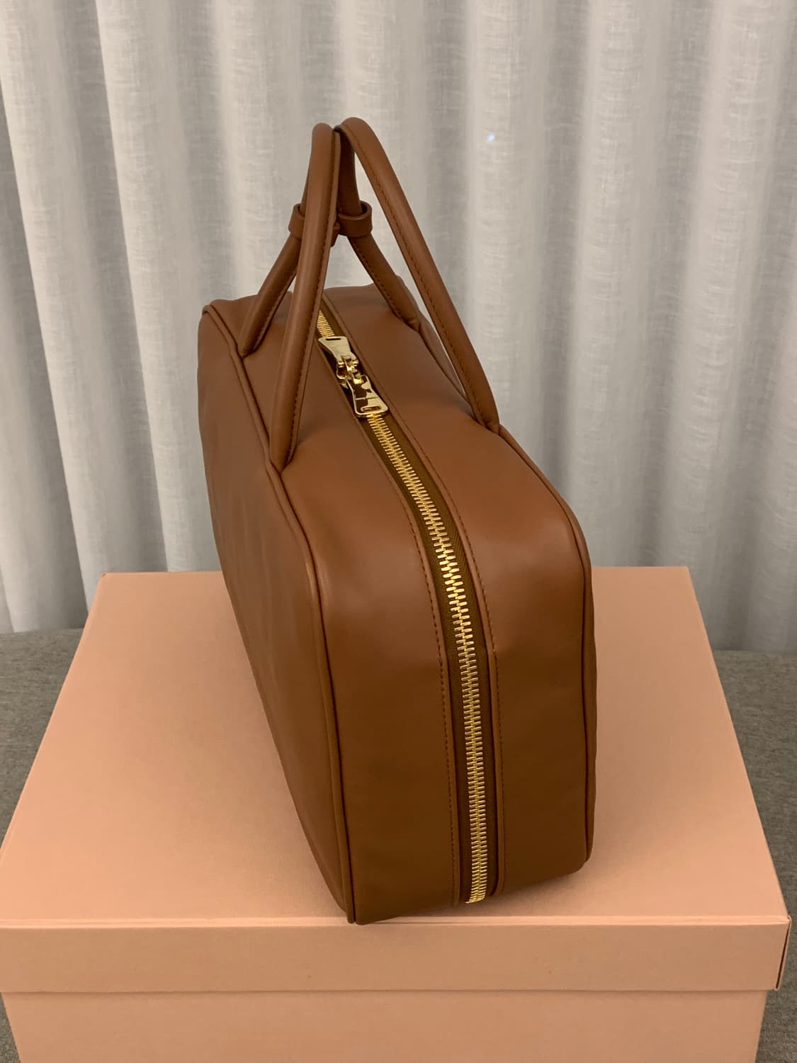 미우미우 아르카디 보백 라지 꼬냑 5bb117 상품이미지3