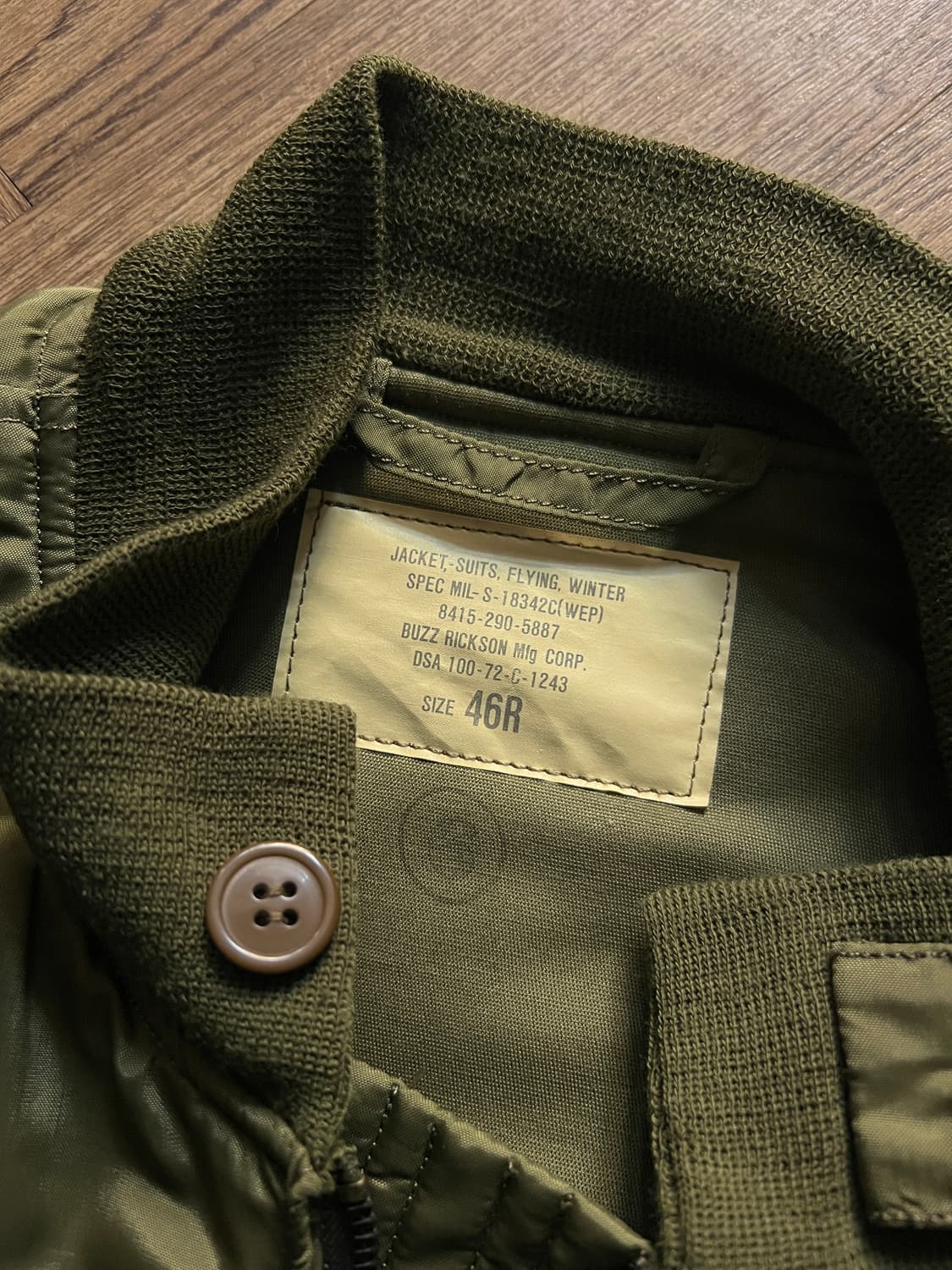 [46R]버즈릭슨 70's USMC G-8 WEP 웹자켓 상품이미지4