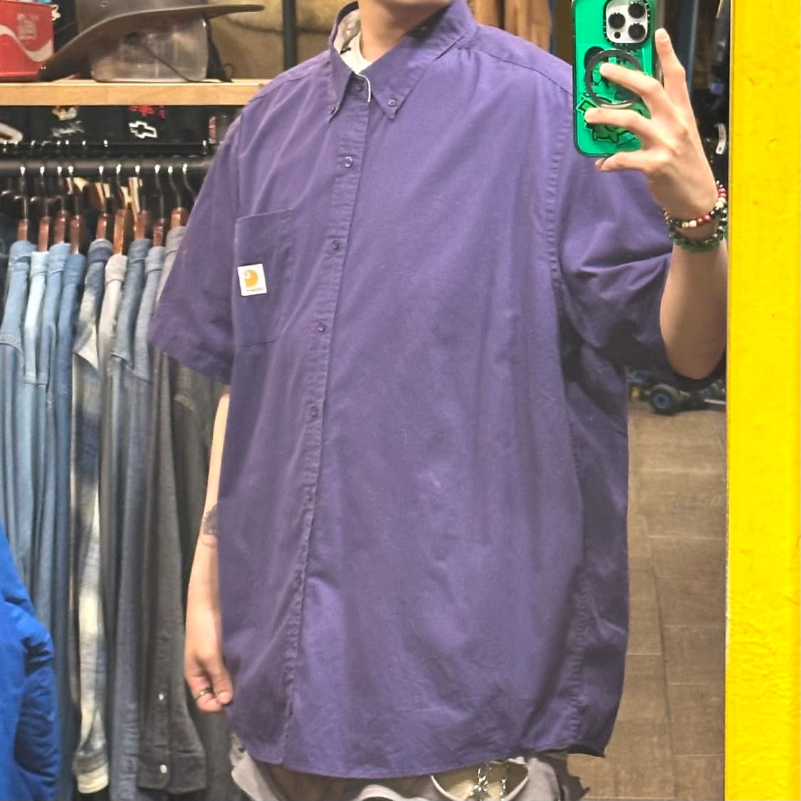 [HI] 칼하트 반팔셔츠 퍼플 상품이미지3