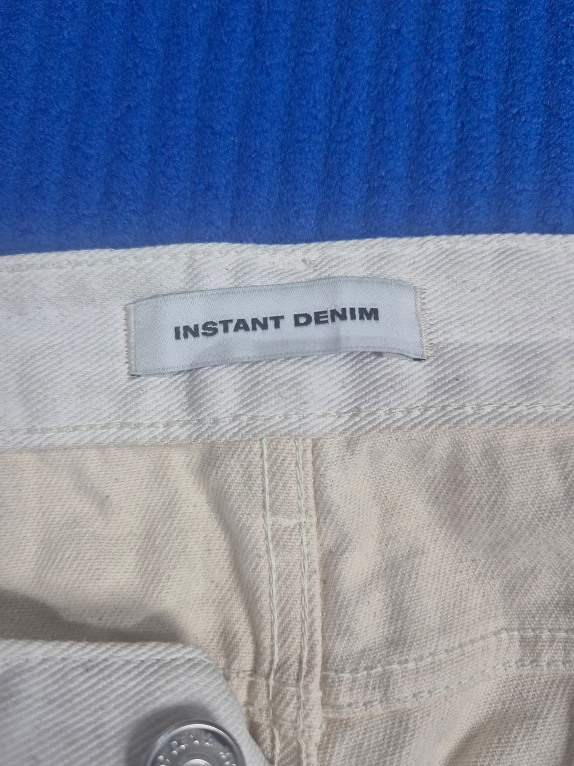 크림색 세미와이드 데님 30인치(이쁨) 상품이미지6