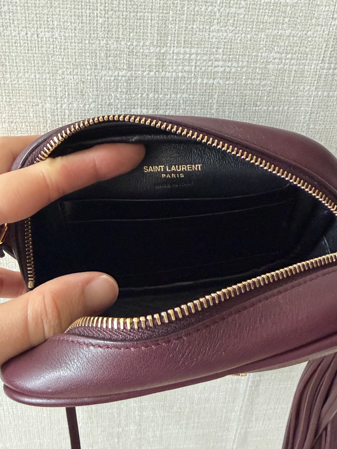 생 로랑 Saint Laurent 모노그램 태슬 블로거 미니 크로스백 상품이미지5