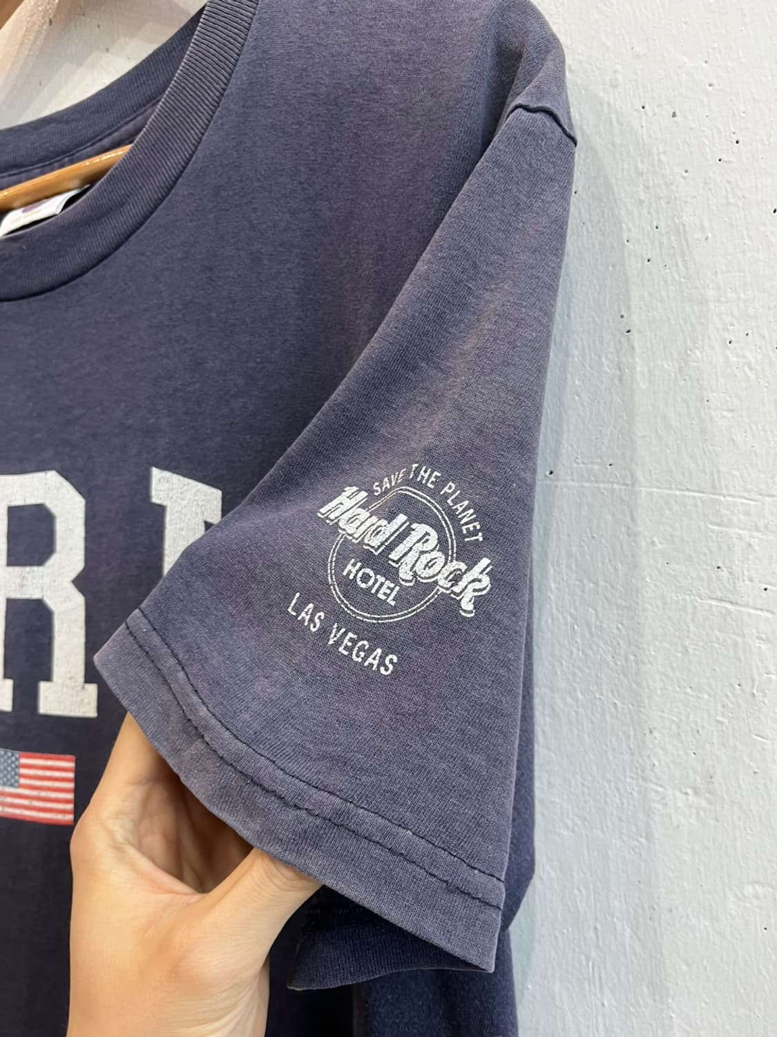 하드락호텔 빈티지 페이드 반팔 티셔츠 Made in USA 상품이미지2