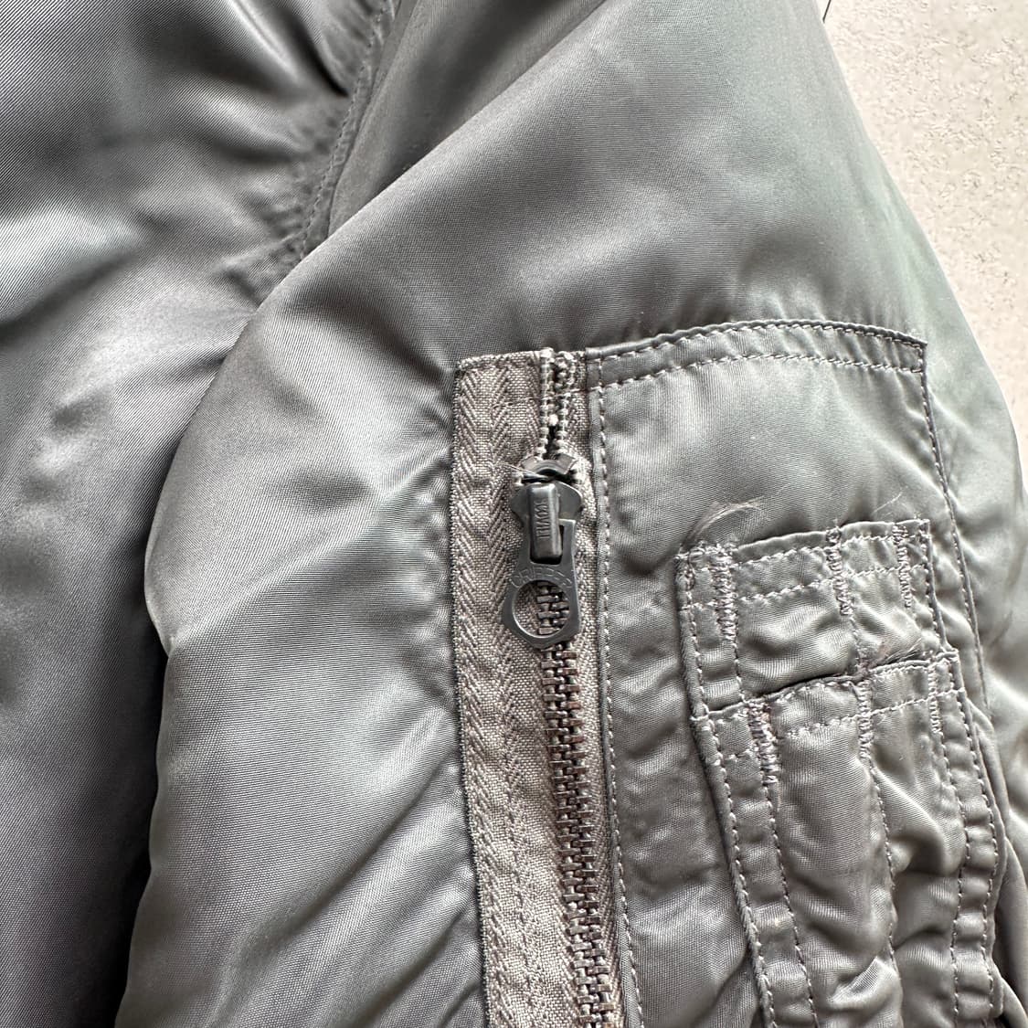 60s 오리지널 USAF 미공군 MA-1 D타입 항공점퍼 M 상품이미지6