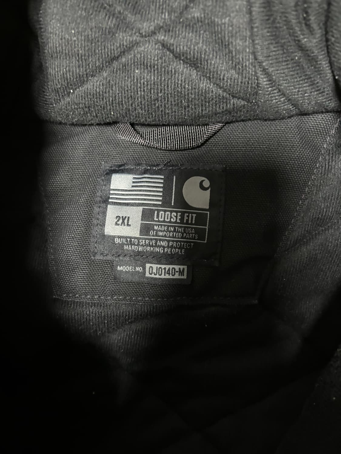 칼하트 j140 액티브자켓 2xl 상품이미지2