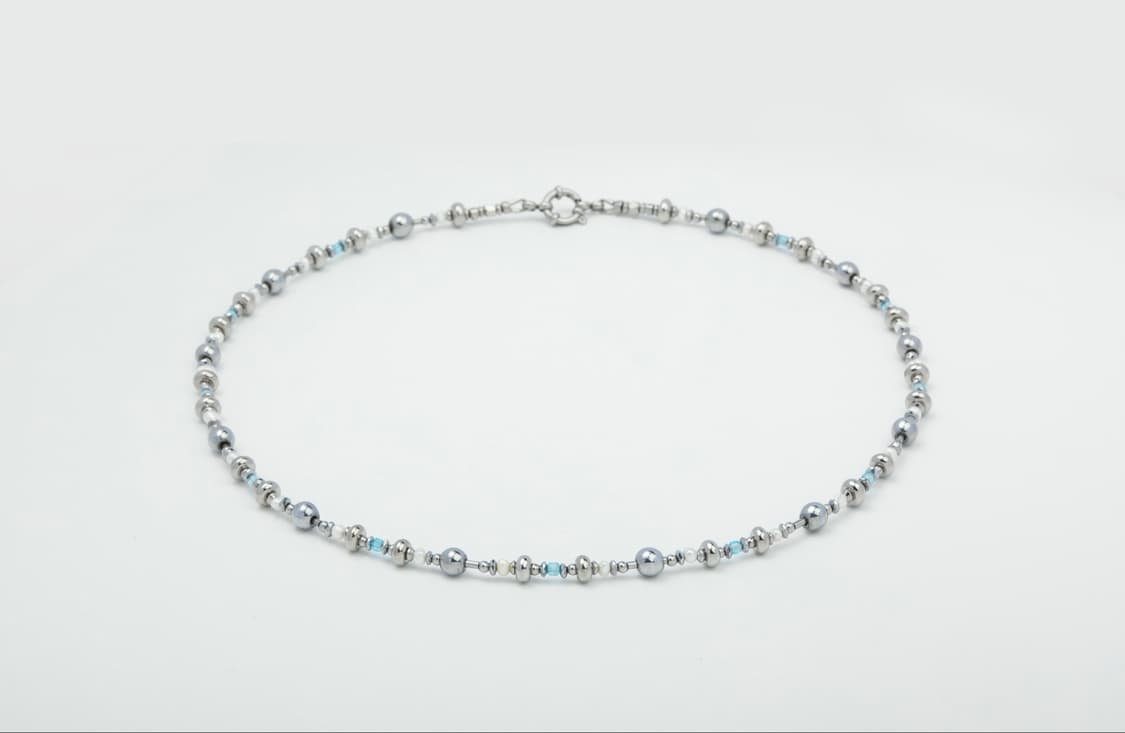 CASIOPEIA Bluerondo Topaz Pearl necklace 상품이미지5