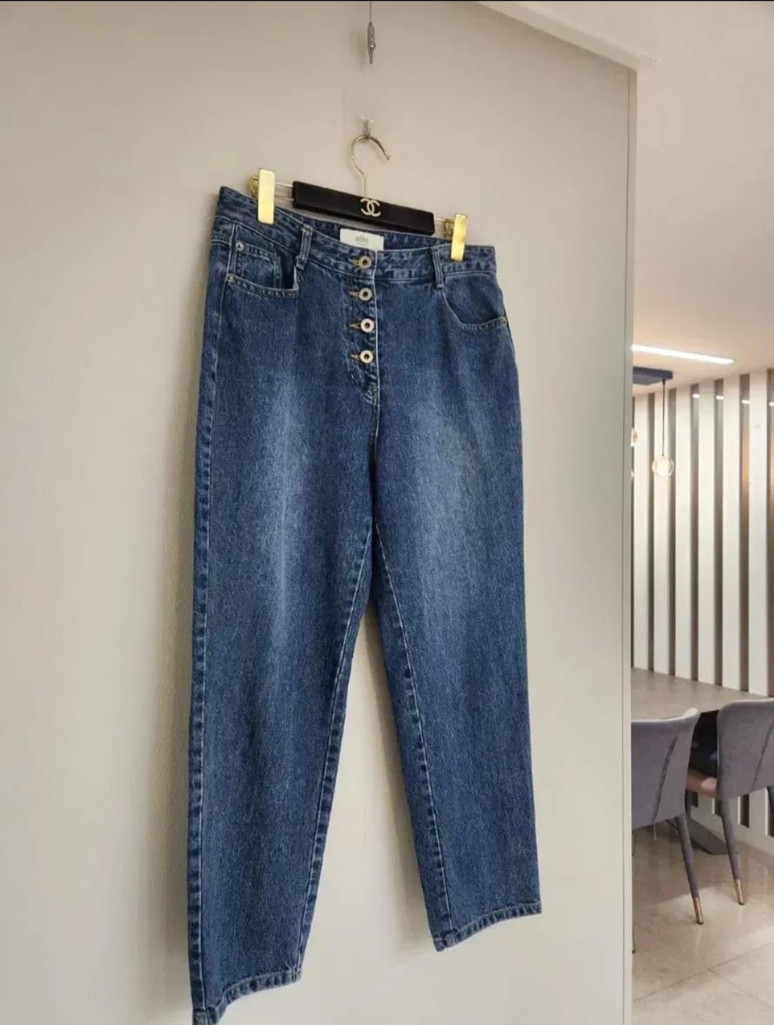 바네사브루노 아떼 블루워싱 다버튼 데님팬츠40사이즈(77사이즈) 상품이미지8