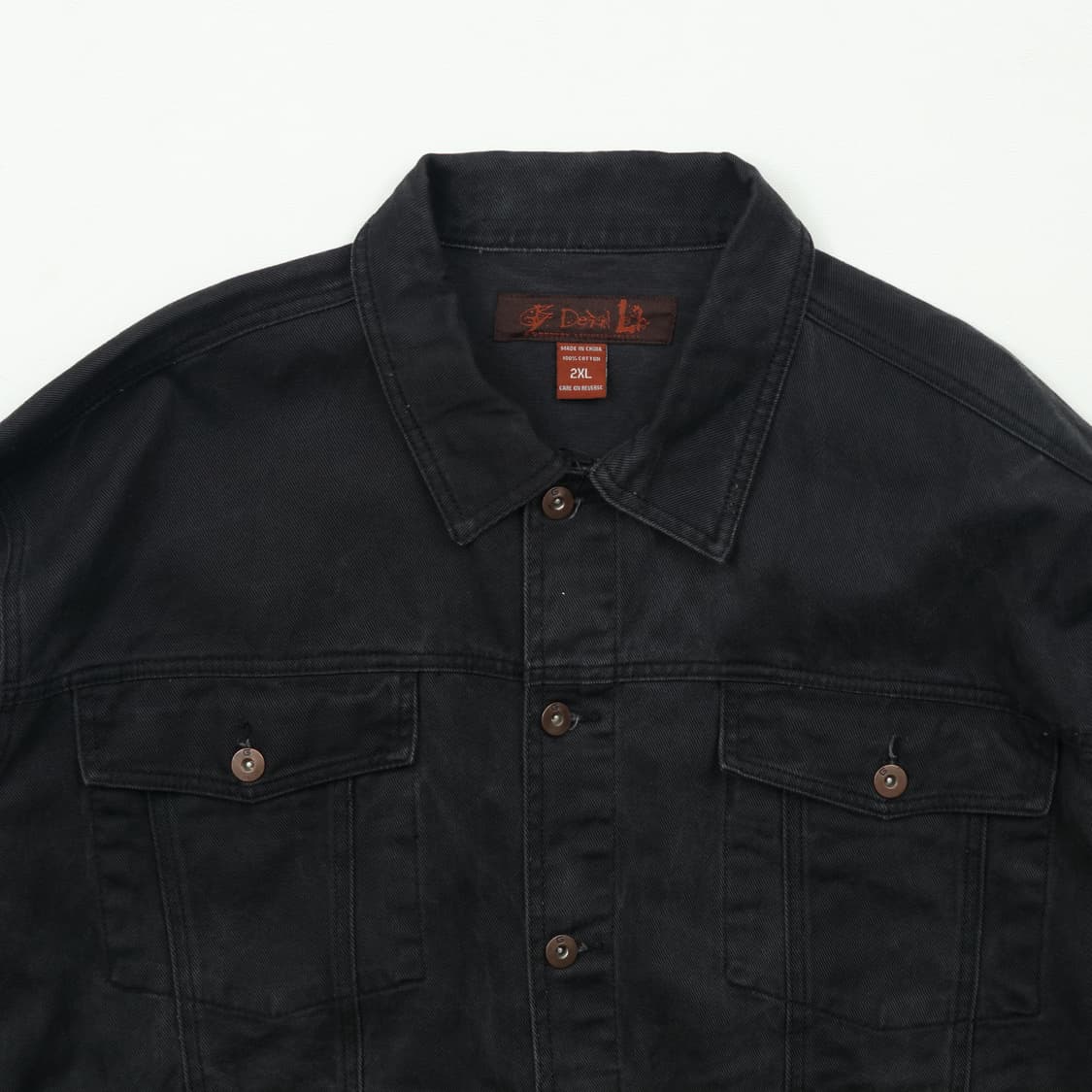 빈티지 청자켓 블랙 2XL A1027 상품이미지2