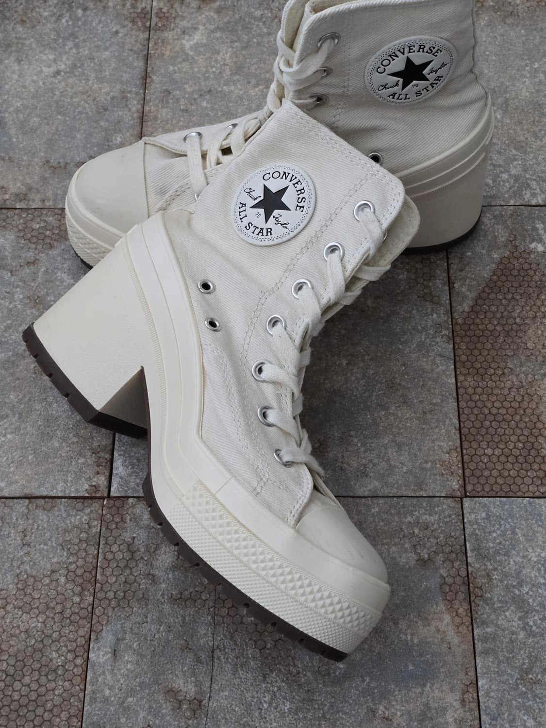 (245)컨버스 척 70 디 럭스 힐 에그렛 화이트  상품이미지6