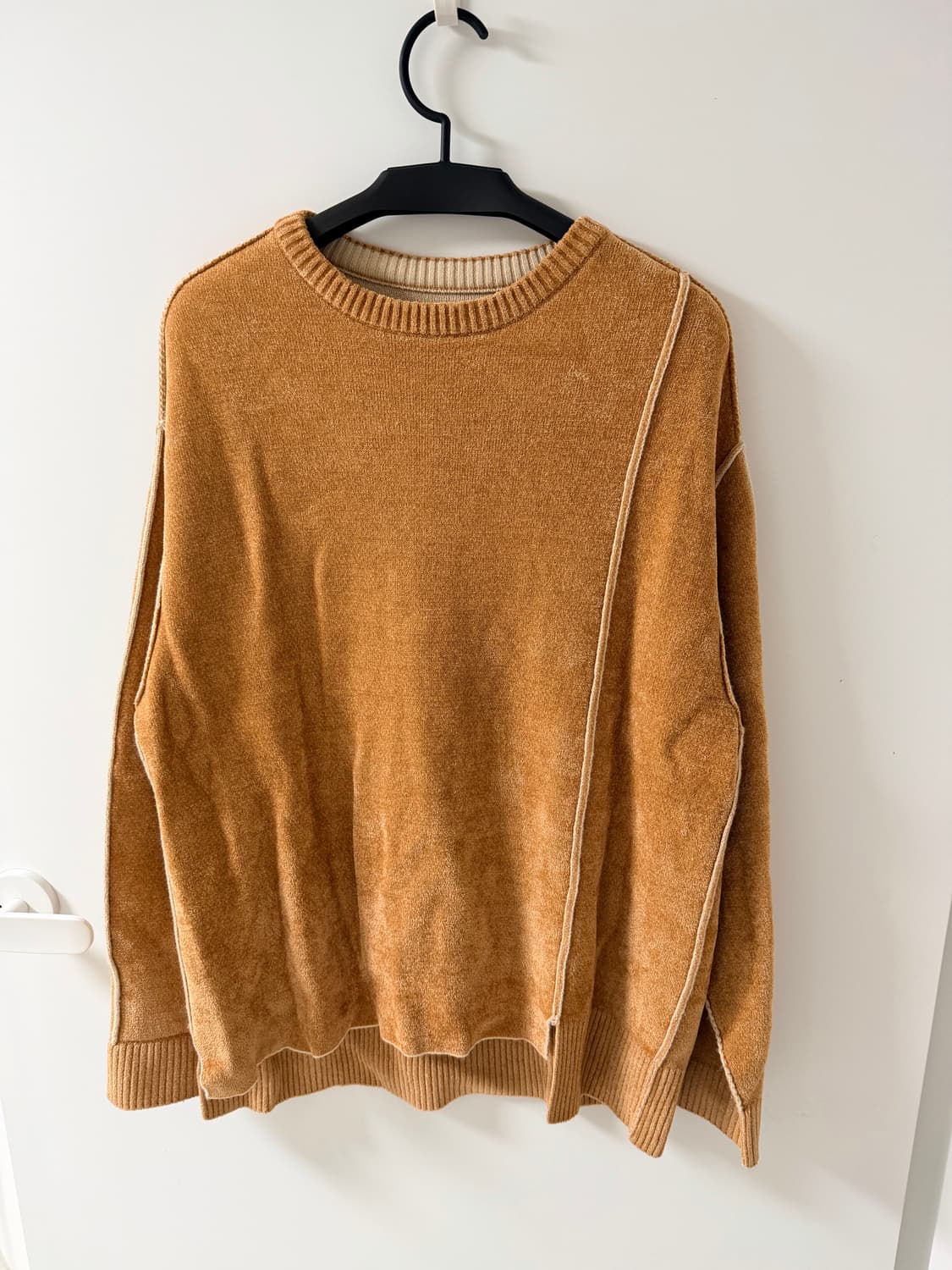 송지오 리버시블 니트 카멜 48 상품이미지1