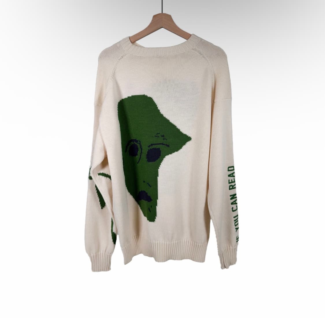 [M] 디올 x 캑터스 잭 남성 오버사이즈 트레비스 스캇 에크루 울 니트 상품이미지2