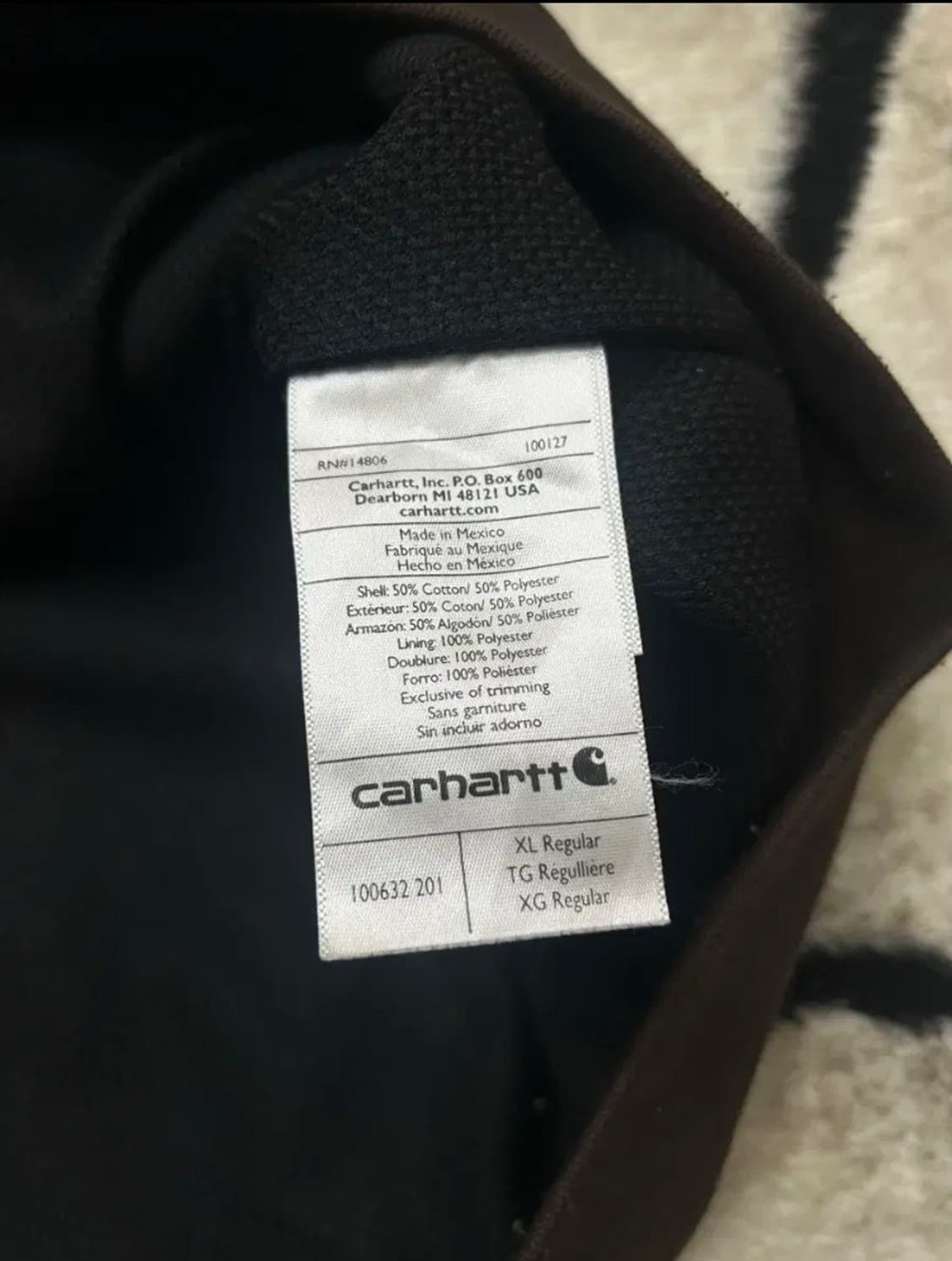 (XL) 칼하트 레인디펜더 후드집업 짙은 브라운 상품이미지6