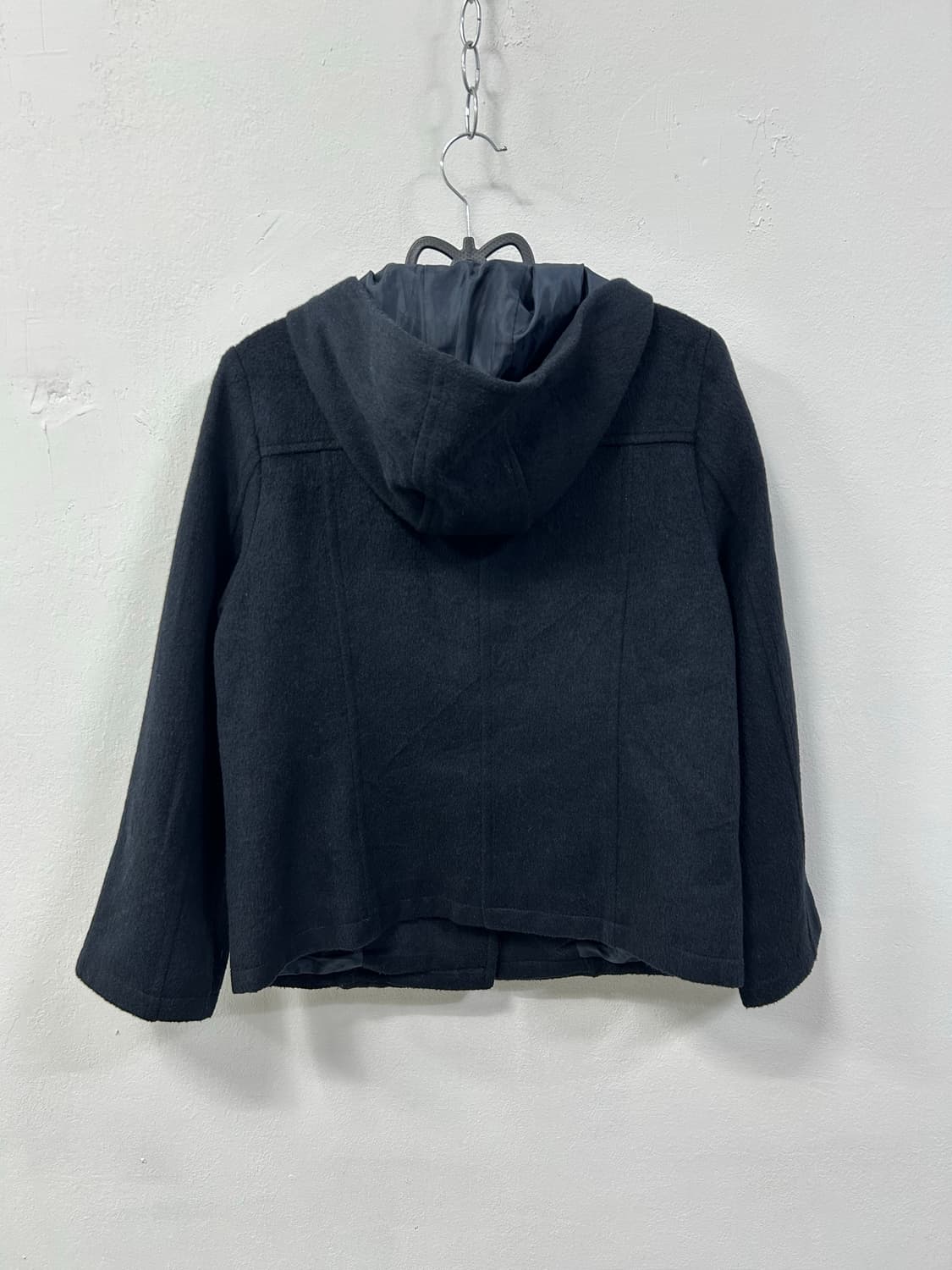 [POM PONETTE] 폼포넷 네이비 떡볶이 숏코트 상품이미지5