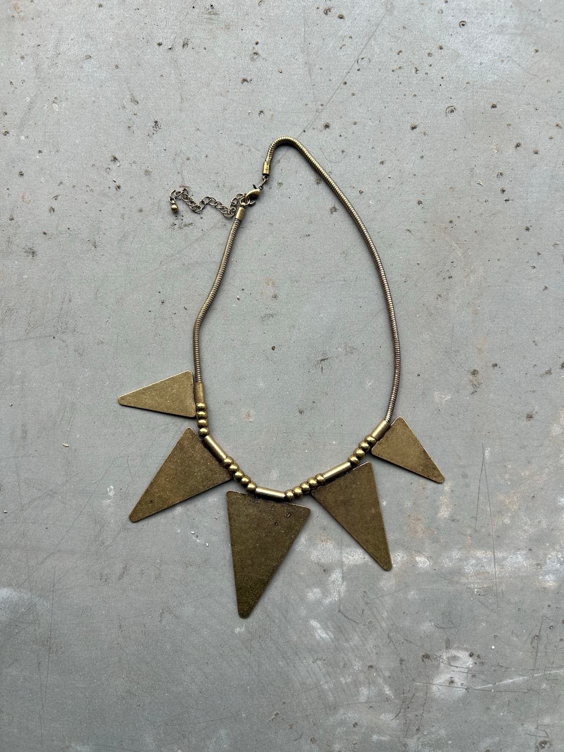 빈티지 트라이앵글 목걸이 상품이미지2