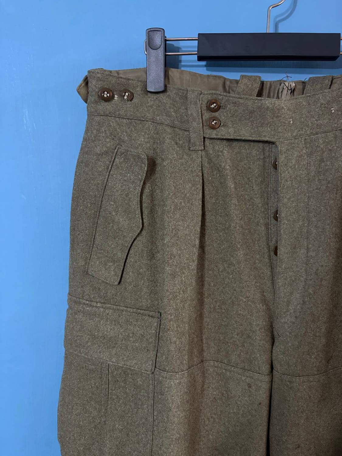 60-70‘s German Army Wool Field Cargo Pan 상품이미지3