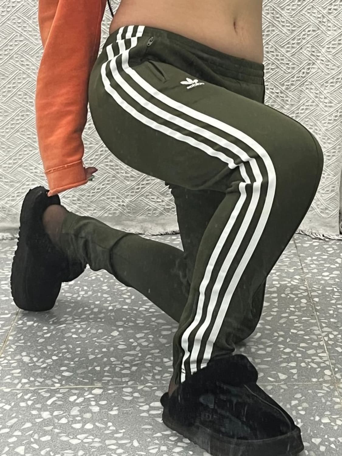 아디다스 빈티지 슈퍼스타 올리브 트랙팬츠 XS C06631 상품이미지1