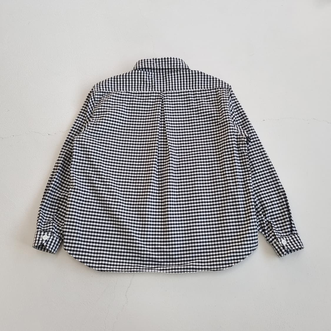 단톤 깅엄체크 풀오버 셔츠 - 34 상품이미지7