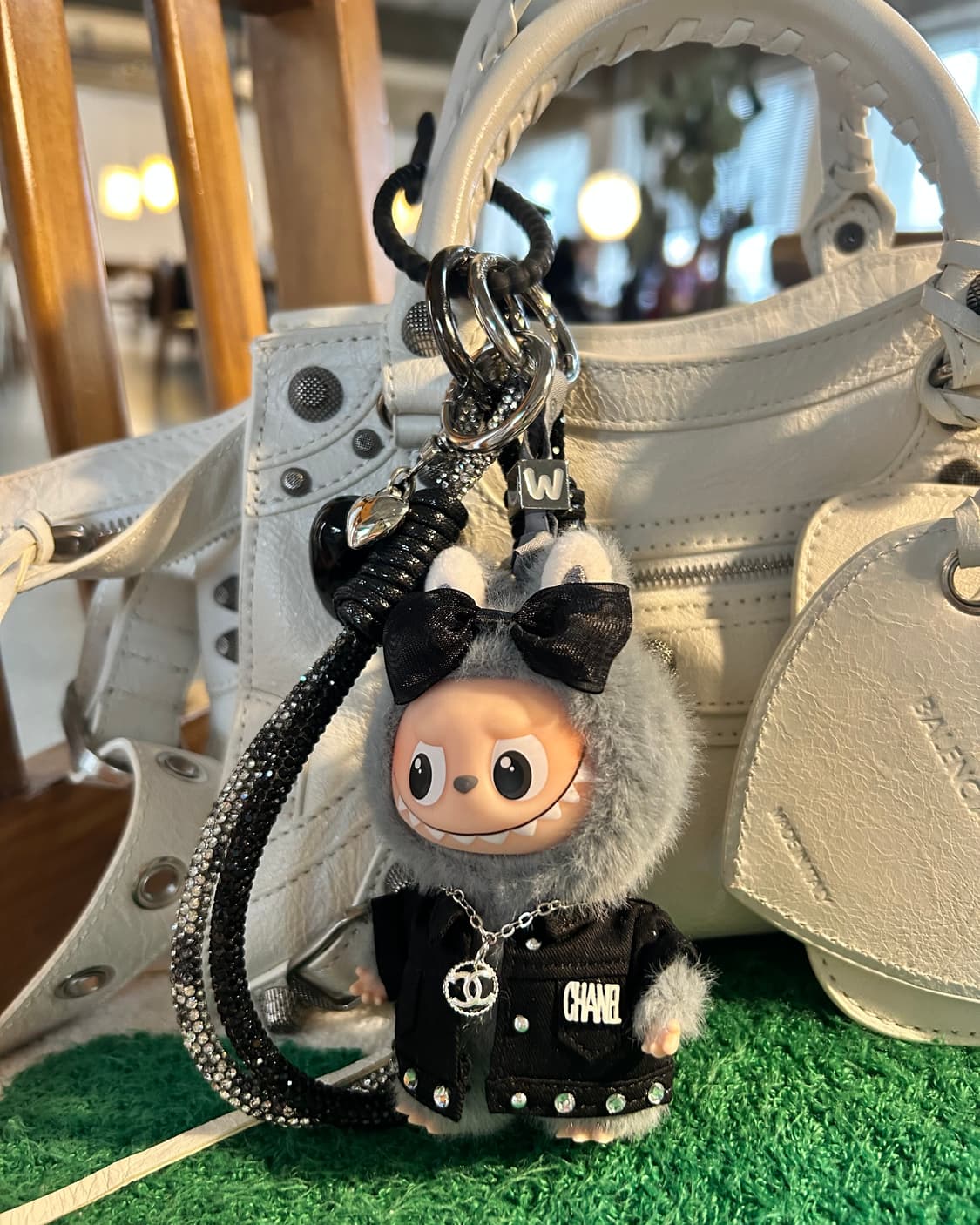 🐰미니라부부 내 마음속 비밀번호”W”커스텀키링 상품이미지6