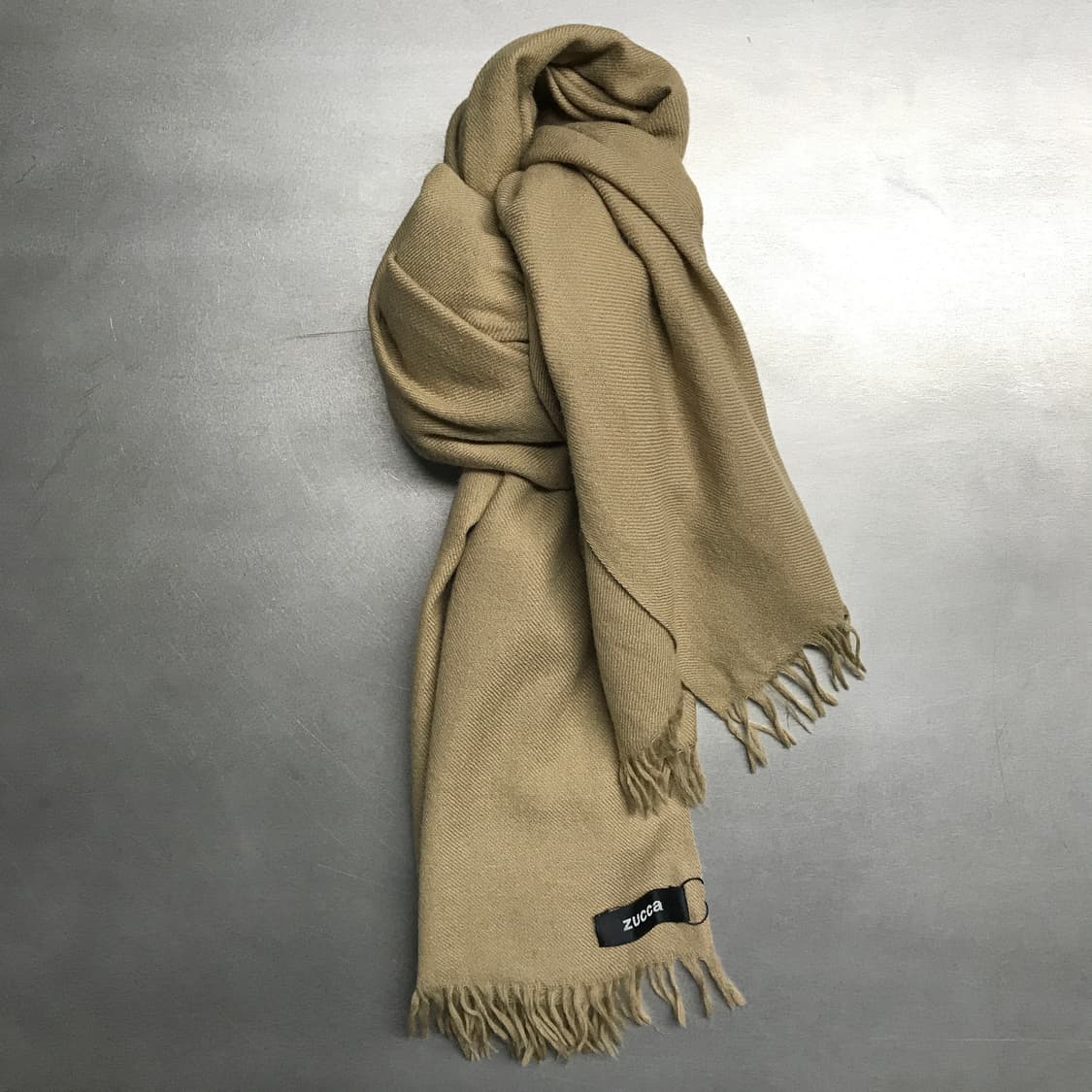 ZUCCA 주카 베이지 머플러 상품이미지1