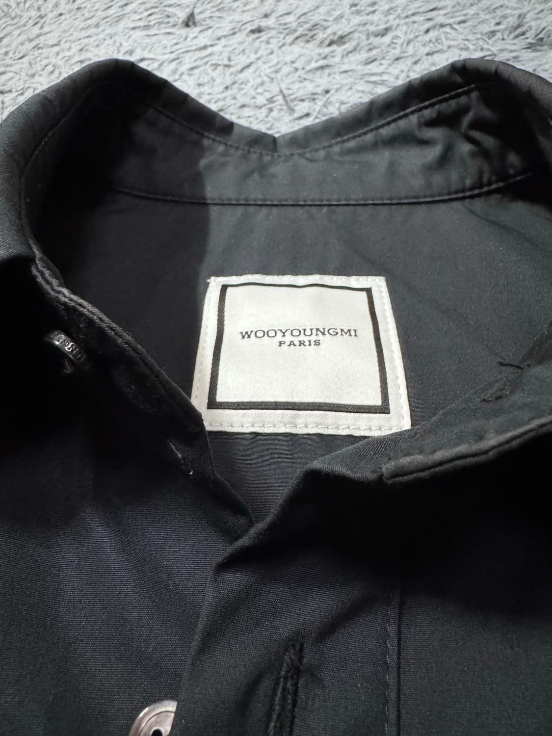 우영미 백로고 셔츠 46사이즈 상품이미지2