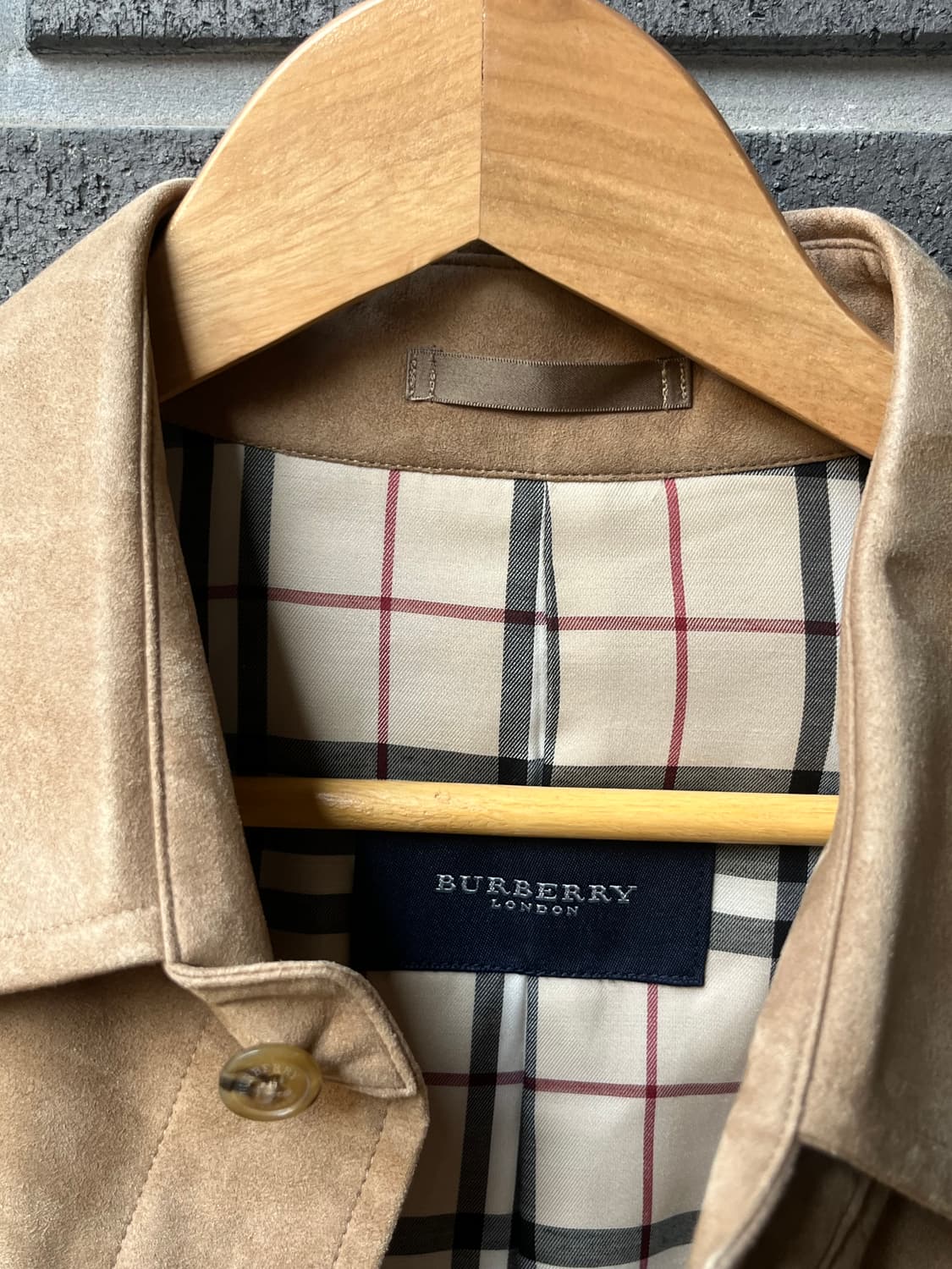 00s BURBERRY 버버리 스웨이드 자켓 브라운 상품이미지6